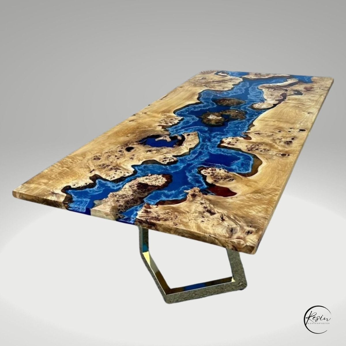 Mystic ResinRadiance Table - #Resin Masterpiece poplar wood