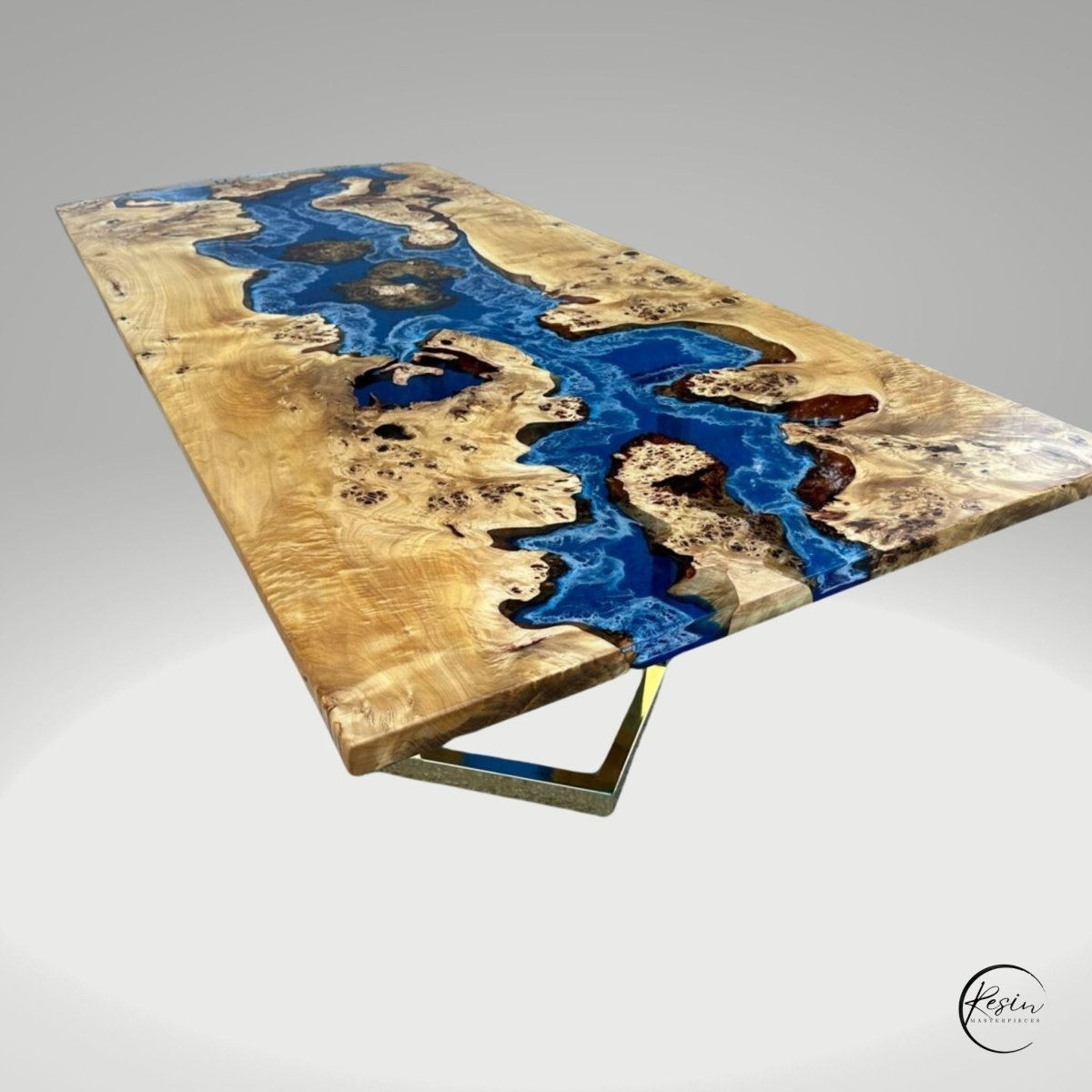 Mystic ResinRadiance Table - #Resin Masterpiece poplar wood