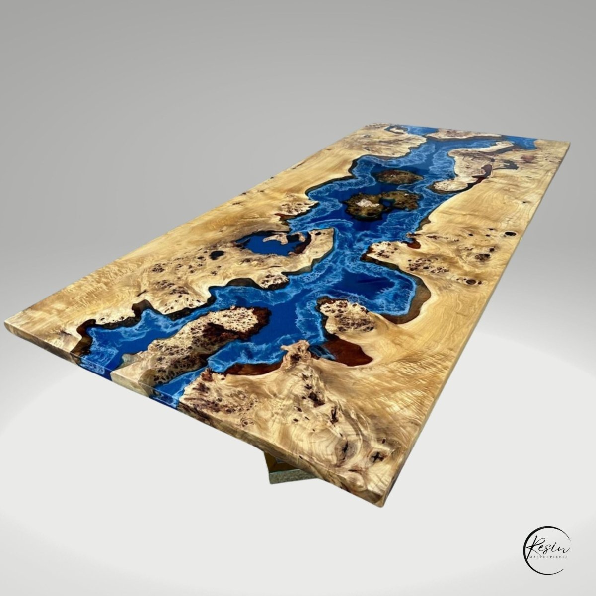 Mystic ResinRadiance Table - #Resin Masterpiece poplar wood